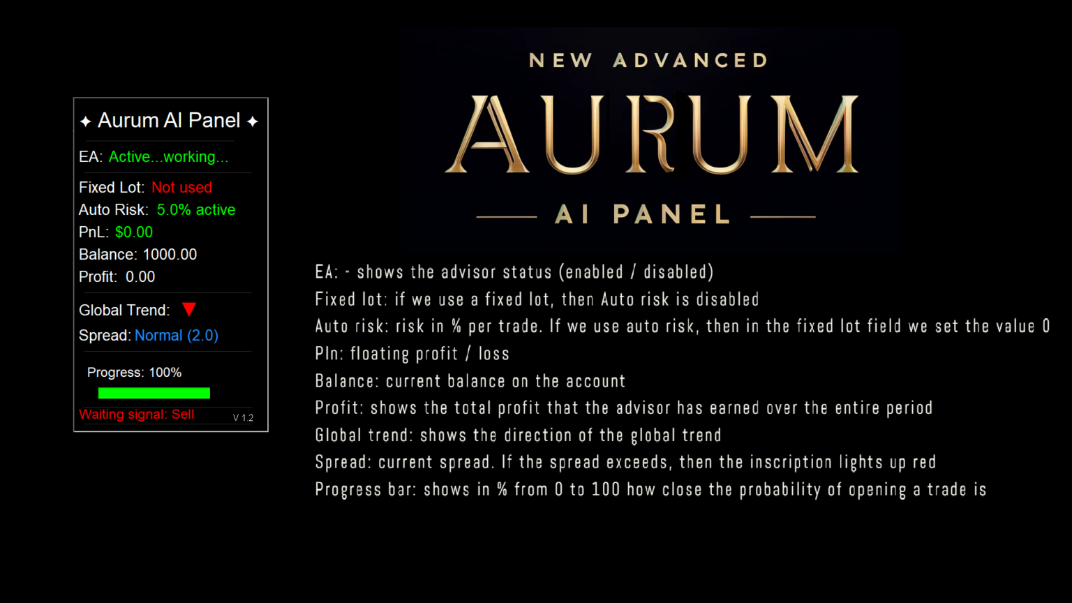 Aurum-AI-EA-New-Advanced-Panel-Features-1536×864 Aurum AI EA MT4 – 48% Growth & Prop Firm Ready